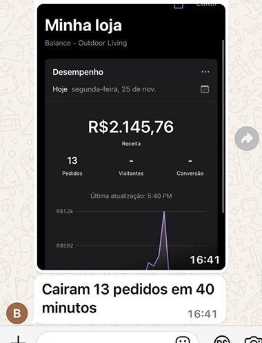 Mensagem de cliente SEOK